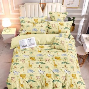 Animal Zoo - 100% Premium Canadian Cotton Bedsheet