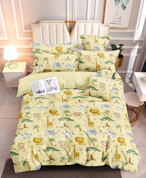 Animal Zoo - 100% Premium Canadian Cotton Bedsheet