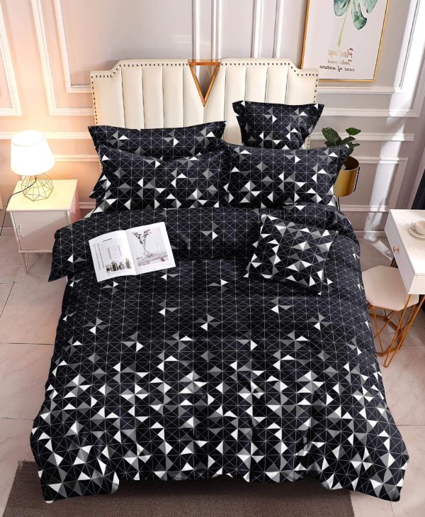 Black Sparkle - 100% Premium Canadian Cotton Bedsheet