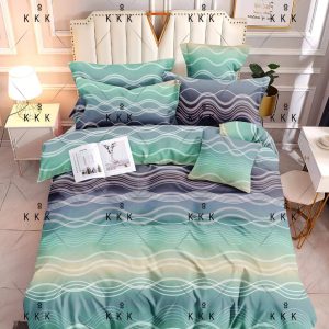 Green Wave - 100% Premium Canadian Cotton Bedsheet