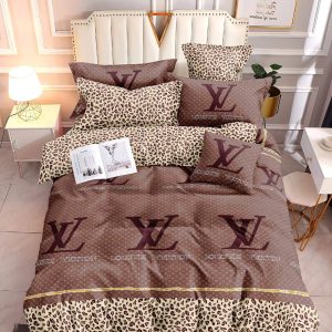 LV Brown - 100% Premium Canadian Cotton Bedsheet