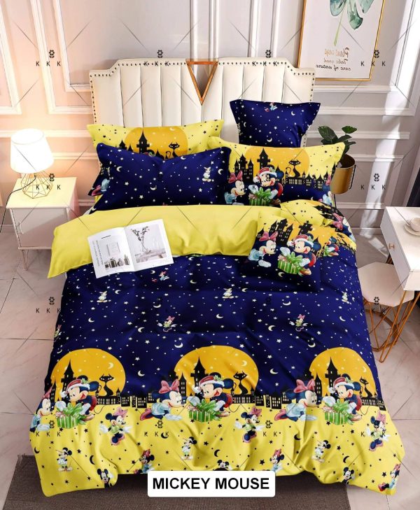 Mickey Mouse - 100% Premium Canadian Cotton Bedsheet