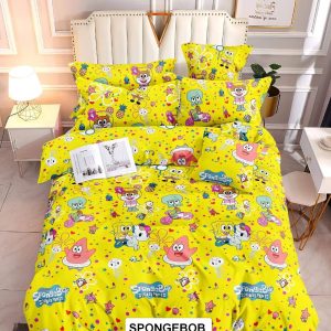 Spongebob - 100% Premium Canadian Cotton Bedsheet