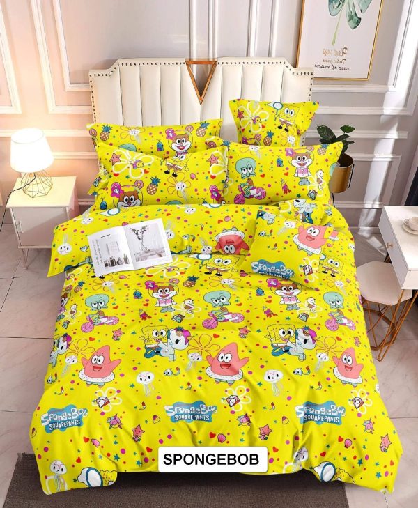 Spongebob - 100% Premium Canadian Cotton Bedsheet