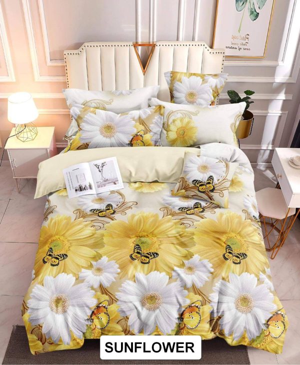 Sunflower - 100% Premium Canadian Cotton Bedsheet