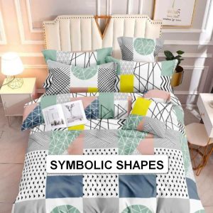 Symbolic Shapes - 100% Premium Canadian Cotton Bedsheet