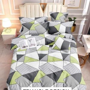 Triangle Design - 100% Premium Canadian Cotton Bedsheet