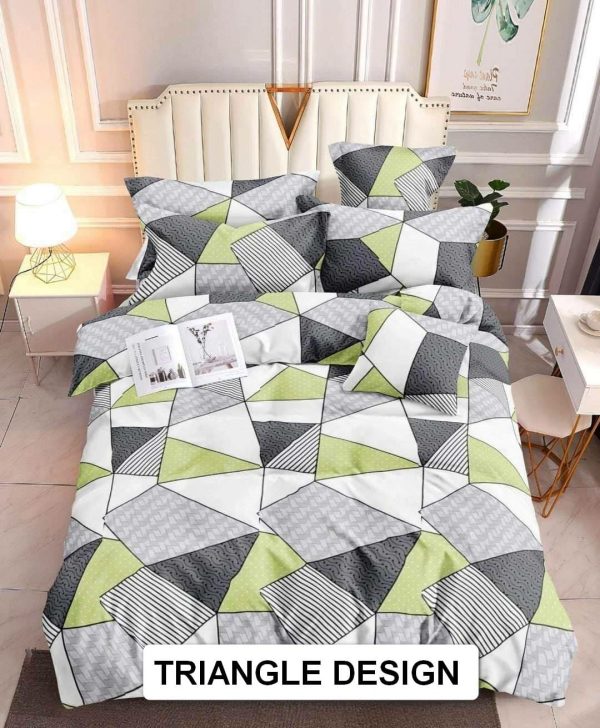 Triangle Design - 100% Premium Canadian Cotton Bedsheet