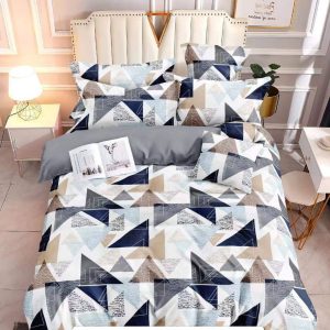 Abstract Triangle - 100% Premium Canadian Cotton Bedsheet