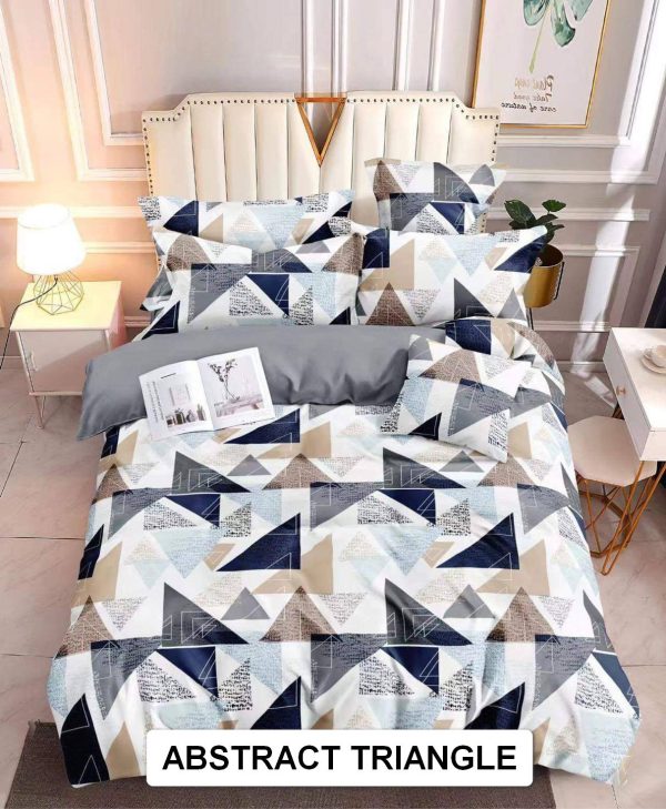 Abstract Triangle - 100% Premium Canadian Cotton Bedsheet