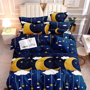 Cloud Moon - 100% Premium Canadian Cotton Bedsheet