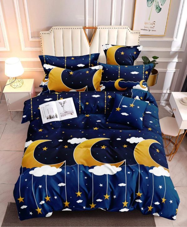 Cloud Moon - 100% Premium Canadian Cotton Bedsheet