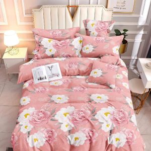 Flower Pink - 100% Premium Canadian Cotton Bedsheet