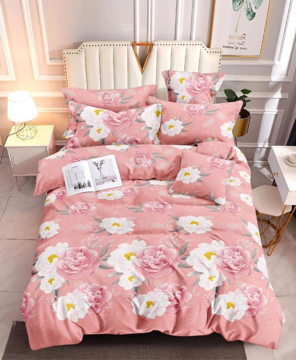 Flower Pink - 100% Premium Canadian Cotton Bedsheet