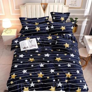 Stary Night - 100% Premium Canadian Cotton Bedsheet