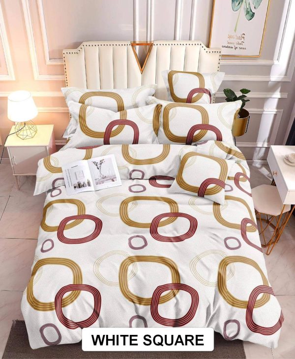 White Square - 100% Premium Canadian Cotton Bedsheet