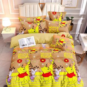 Winnie-The-Pooh - 100% Premium Canadian Cotton Bedsheet