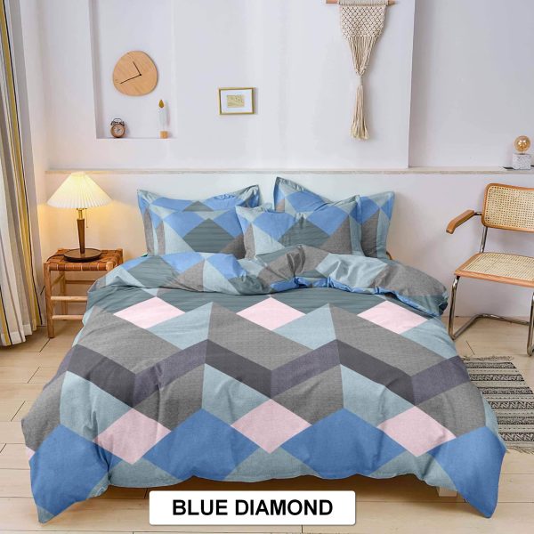 Blue Diamond - 100% Premium Canadian Cotton Bedsheet