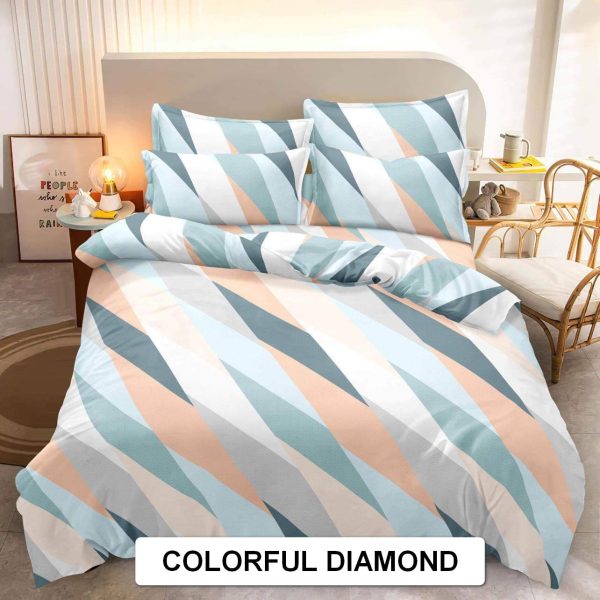 Colorful Diamond - 100% Premium Canadian Cotton Bedsheet