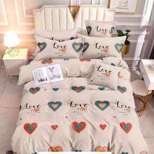 Heart Love - 100% Premium Canadian Cotton Bedsheet