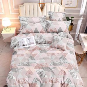 Marble Triangle - 100% Premium Canadian Cotton Bedsheet