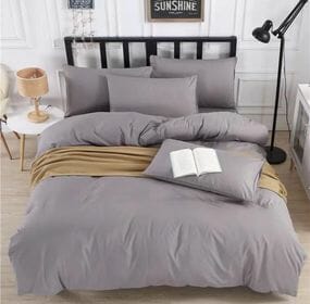 Plain Gray - 100% Premium Canadian Cotton Bedsheet