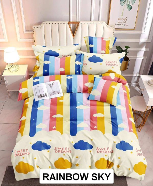 Rainbow Sky - 100% Premium Canadian Cotton Bedsheet