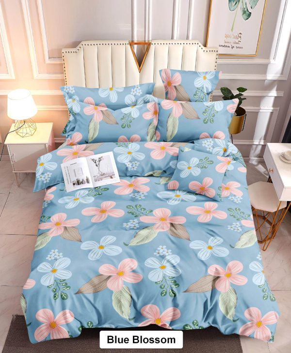 Blue Blossom - 100% Premium Canadian Cotton Bedsheet