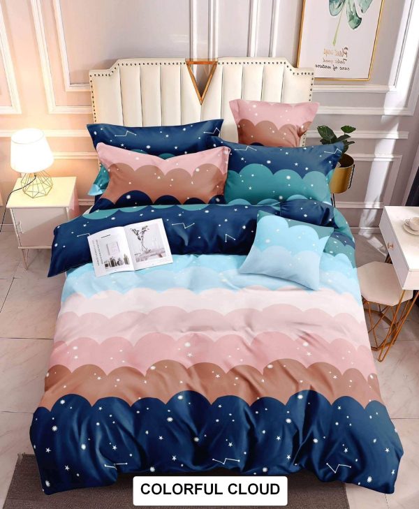 Colorful Cloud - 100% Premium Canadian Cotton Bedsheet