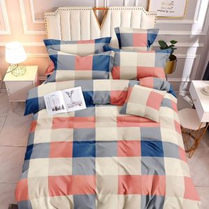 Colorful Square- 100% Premium Canadian Cotton Bedsheet