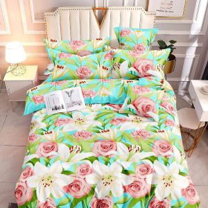 Colorful Flower - 100% Premium Canadian Cotton Bedsheet