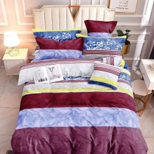 Elegant Crimson - 100% Premium Canadian Cotton Bedsheet