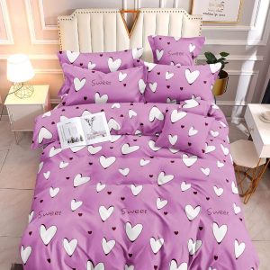 Purple Heart- 100% Premium Canadian Cotton Bedsheet