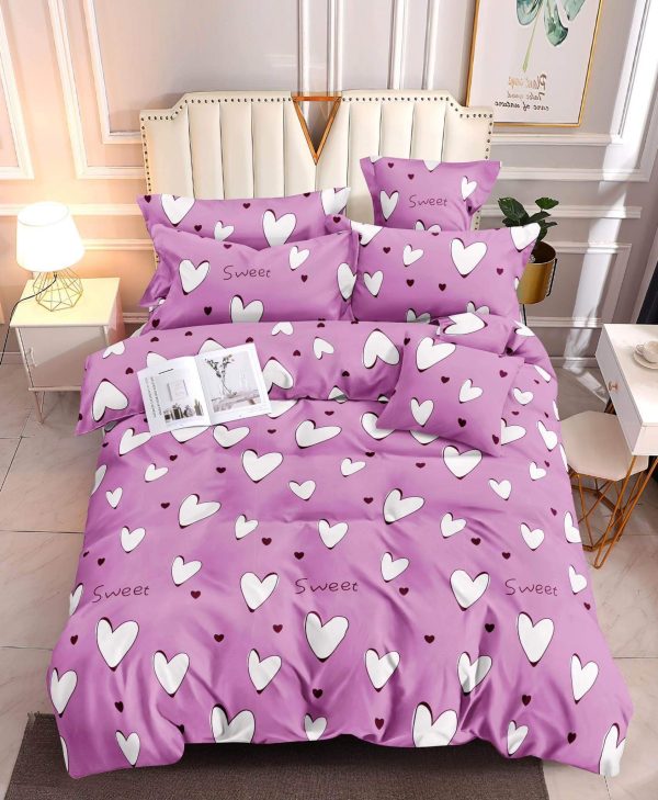 Purple Heart- 100% Premium Canadian Cotton Bedsheet