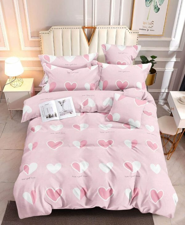 Blush Heart- 100% Premium Canadian Cotton Bedsheet