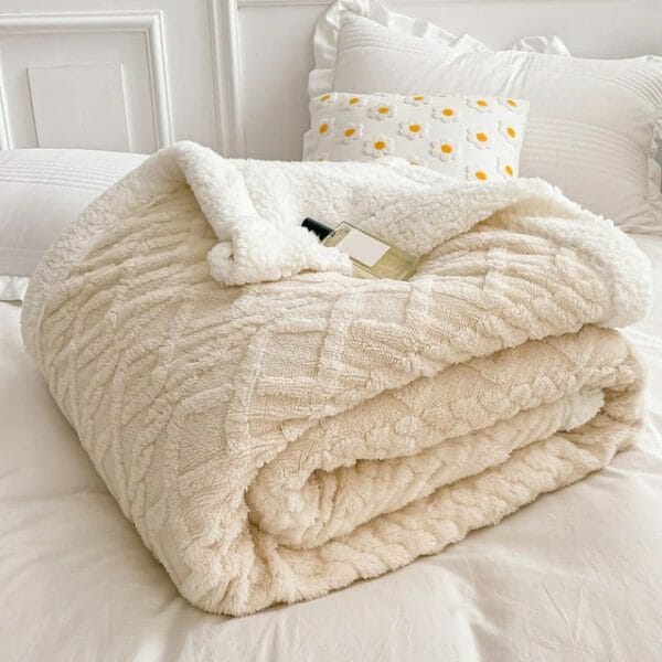 Ivory - Fleece Blanket