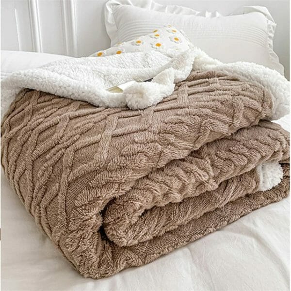 Khaki - Fleece Blanket