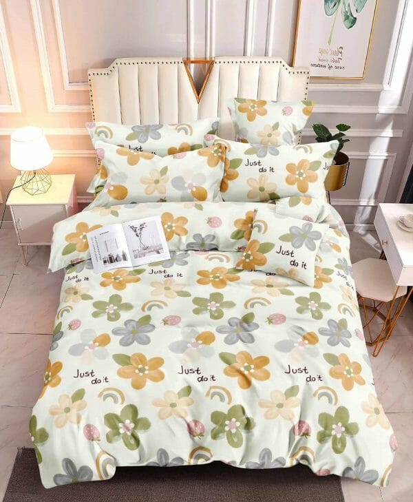 Pastel Flower - 100% Premium Canadian Cotton Bedsheet