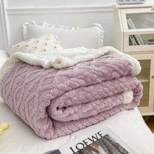 Purple - Fleece Blanket