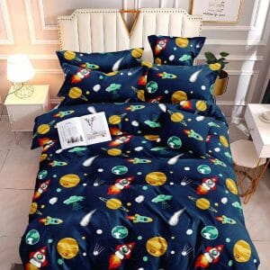 Spaceship- 100% Premium Canadian Cotton Bedsheet