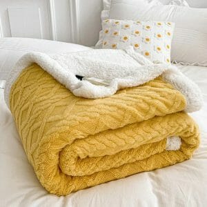 Yellow - Fleece Blanket