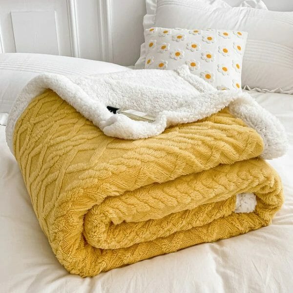 Yellow - Fleece Blanket