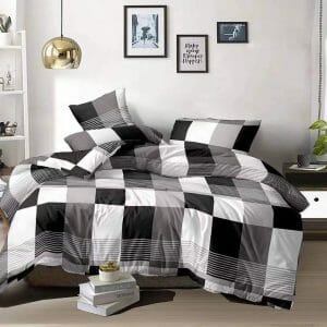 Black White - 100% Premium Canadian Cotton Bedsheet