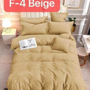 Maze Beige - 100% Premium Canadian Cotton Bedsheet