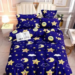 Playful Sky - 100% Premium Canadian Cotton Bedsheet