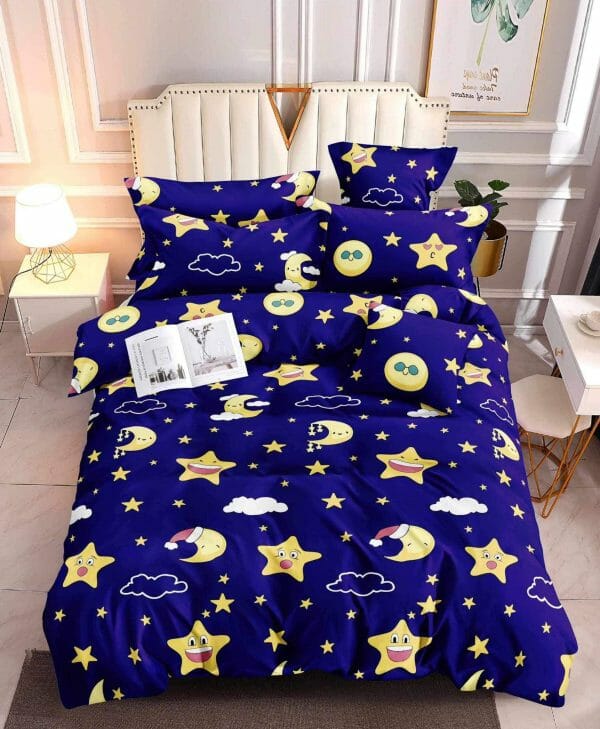 Playful Sky - 100% Premium Canadian Cotton Bedsheet