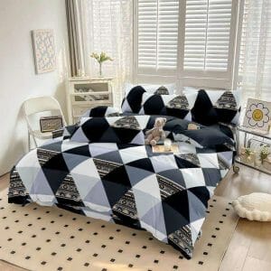 Spade Black - 100% Premium Canadian Cotton Bedsheet