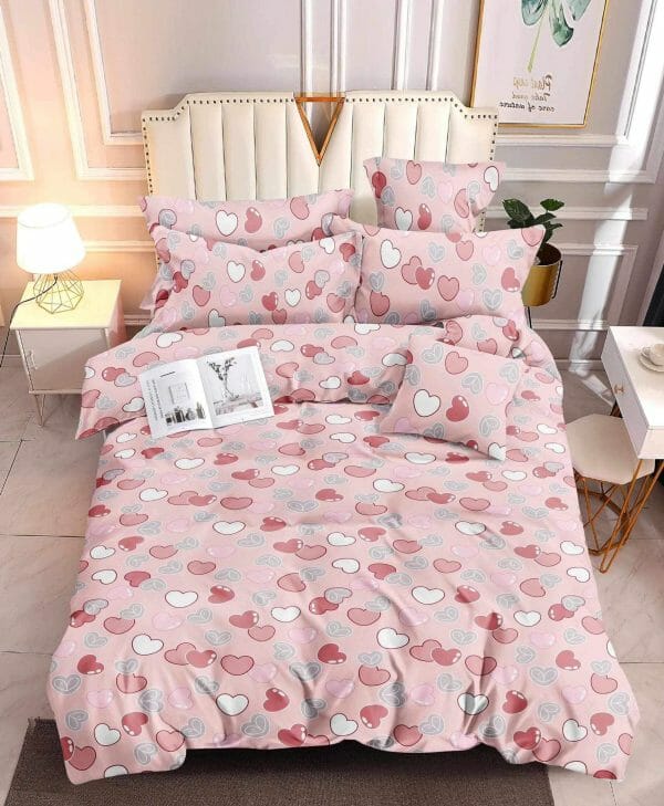 Bubble Heart - 100% Premium Canadian Cotton Bedsheet