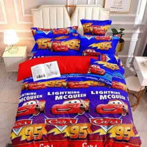 Cars - 100% Premium Canadian Cotton Bedsheet