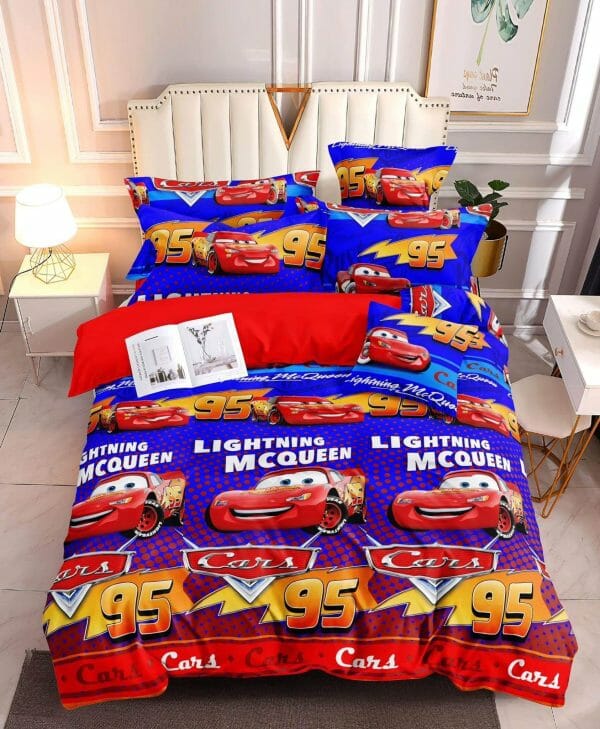 Cars - 100% Premium Canadian Cotton Bedsheet